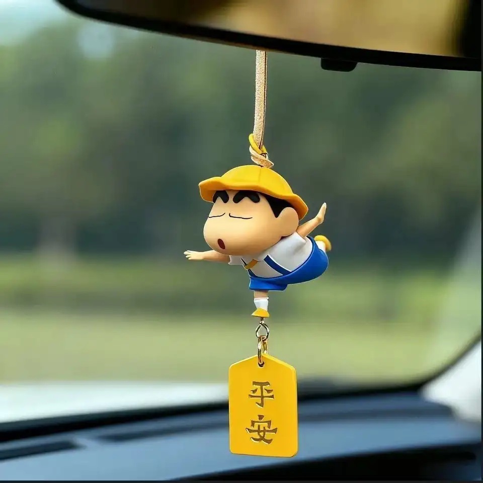 蜡笔小新汽车后视镜挂件